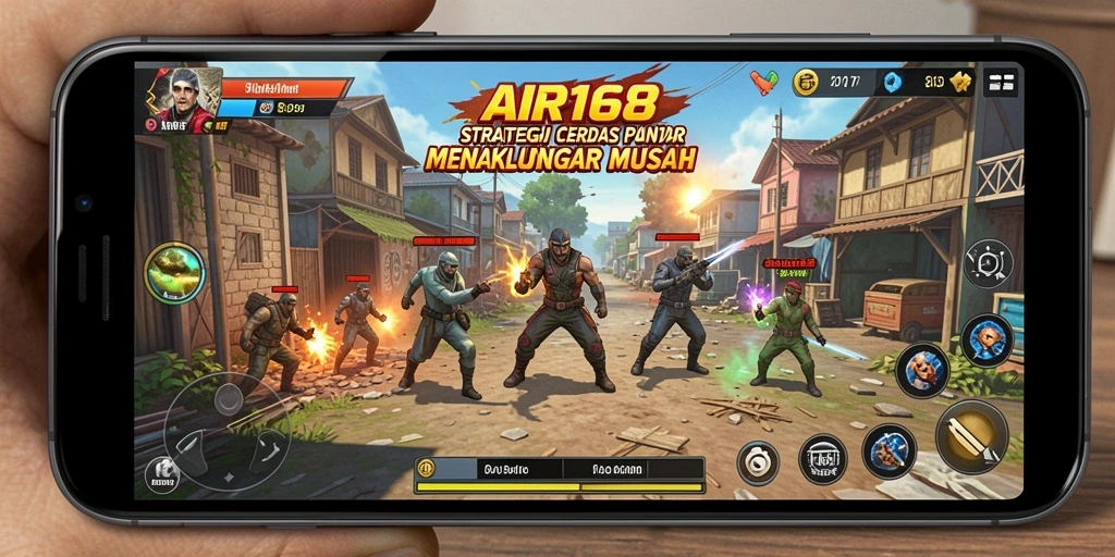 Tampilan gameplay menarik dari AIR168 dengan berbagai strategi yang dapat diterapkan.