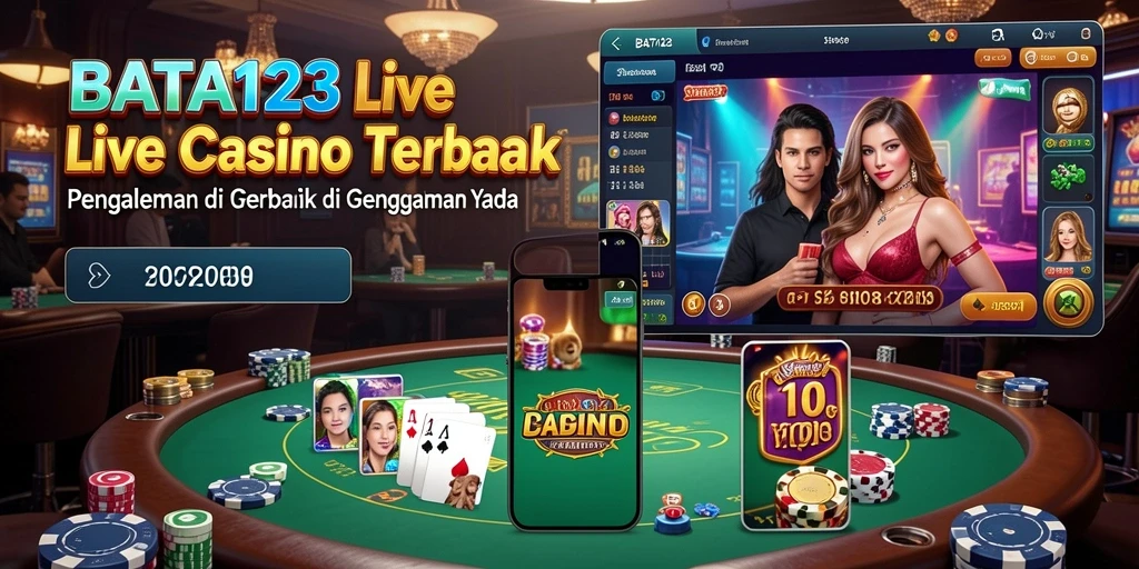 Tampilan gameplay Live Casino yang mendebarkan di BATA123.
