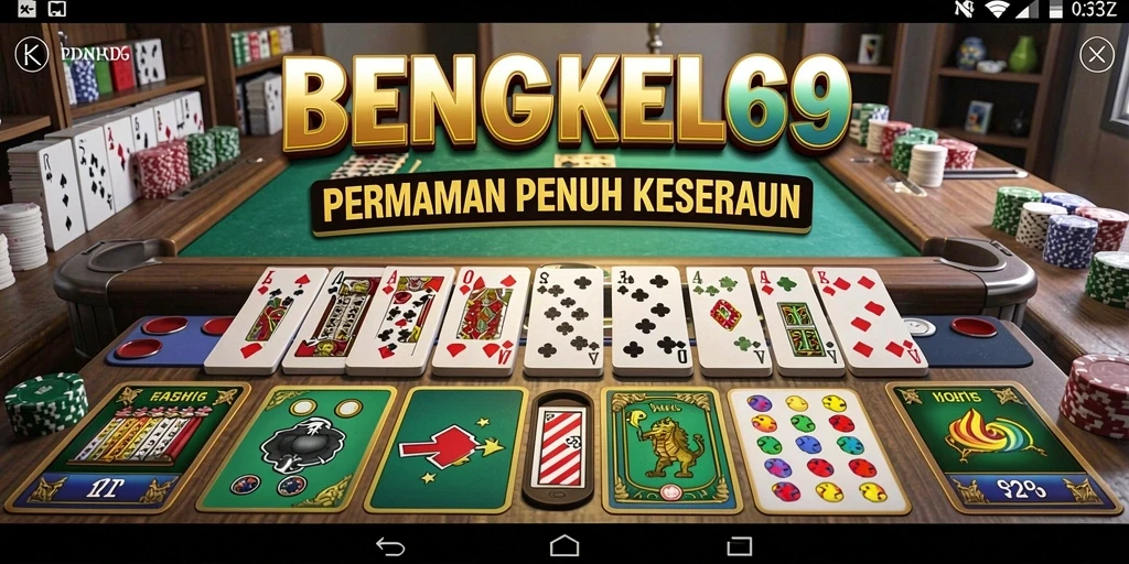 Gameplay seru Domino di BENGKEL69 yang penuh tantangan.