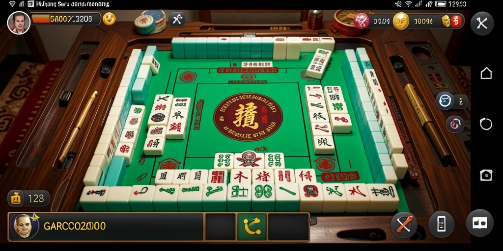 Tampilan gameplay Mahjong seru dalam GARCO200 yang penuh warna.