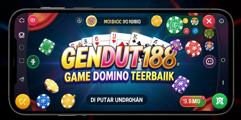 Tampilan gameplay GENDUT188 yang menampilkan suasana seru permainan Domino.