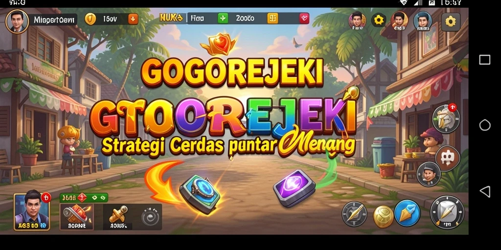 Tampilan menarik dari gameplay GOGOREJEKI yang penuh strategi.