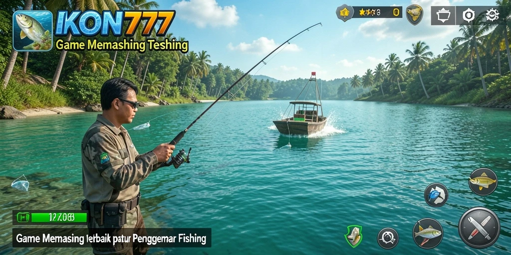 Gameplay menakjubkan dalam IKON777 dengan berbagai jenis ikan.