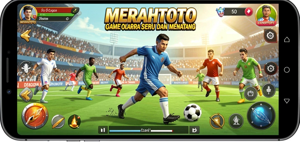 Gameplay seru dalam MERAHTOTO dengan berbagai cabang olahraga.