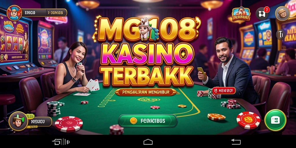 Gameplay MG108 yang menggembirakan dengan berbagai pilihan permainan kasino.