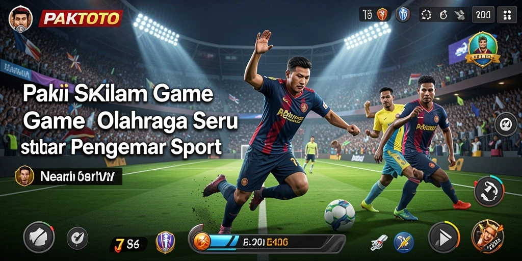 Tangkapan layar gameplay PAKTOTO yang menunjukkan aksi olahraga yang mendebarkan.