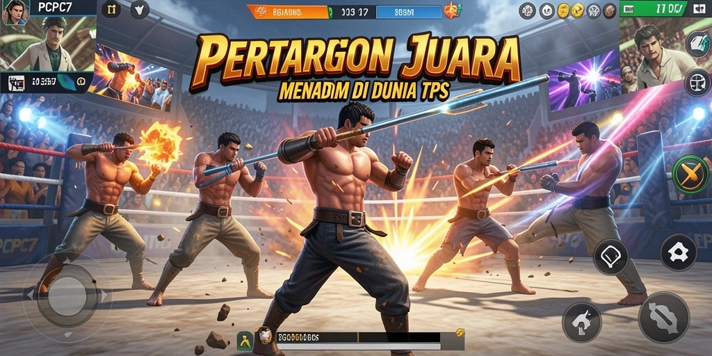 Gameplay seru PCPC7 di tengah pertempuran TPS.