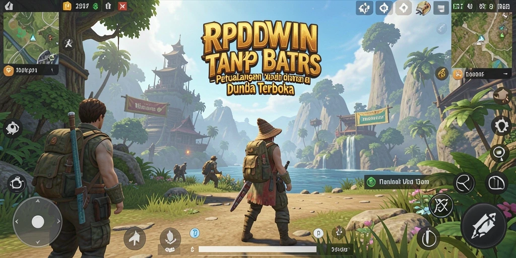 Tampilan gameplay Open World RPIDWIN yang menakjubkan dan mendebarkan.