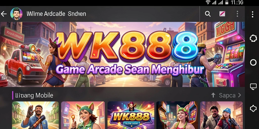 Tampilan gameplay WK888 yang mengasyikkan dan penuh warna.